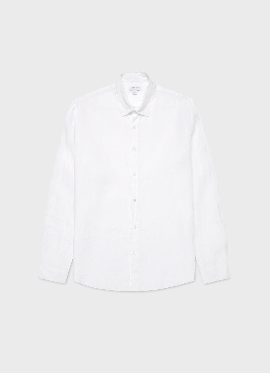 Men's Linen Shirt in White