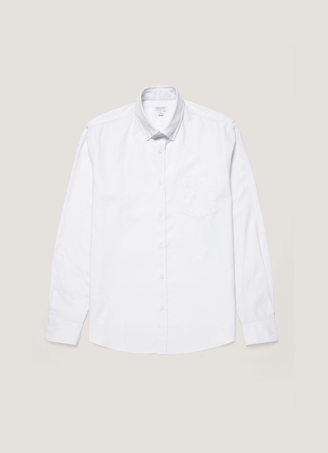Men's Button Down Oxford Shirt in White
