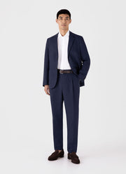 Men's Short Sleeve Linen Shirt in White