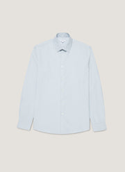 Men's Cotton Cashmere Shirt in Light Blue
