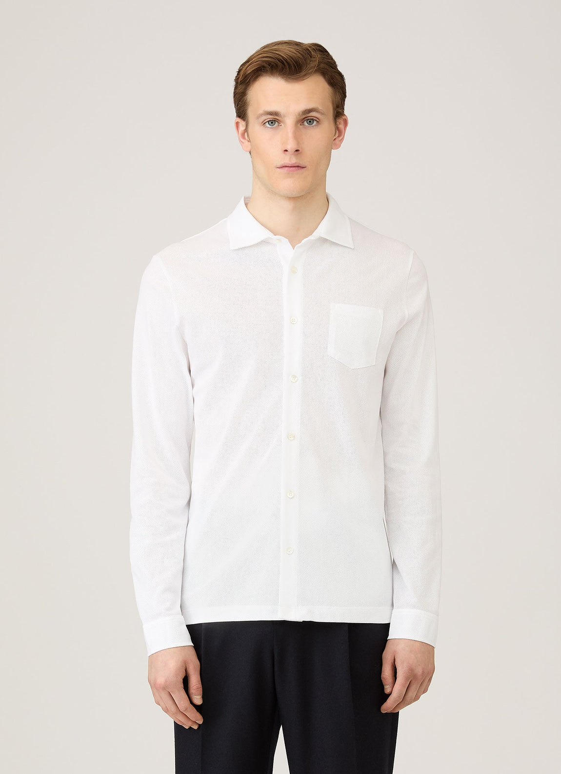 Men's Formal Riviera Shirt in White