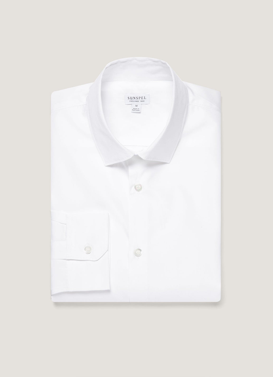 Men's Sea Island Cotton Shirt in White
