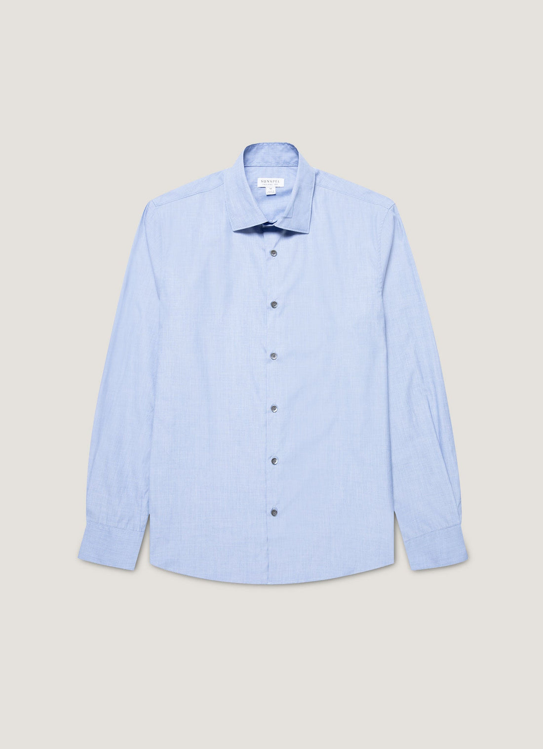Men's Cotton Stretch Shirt in Dark Blue