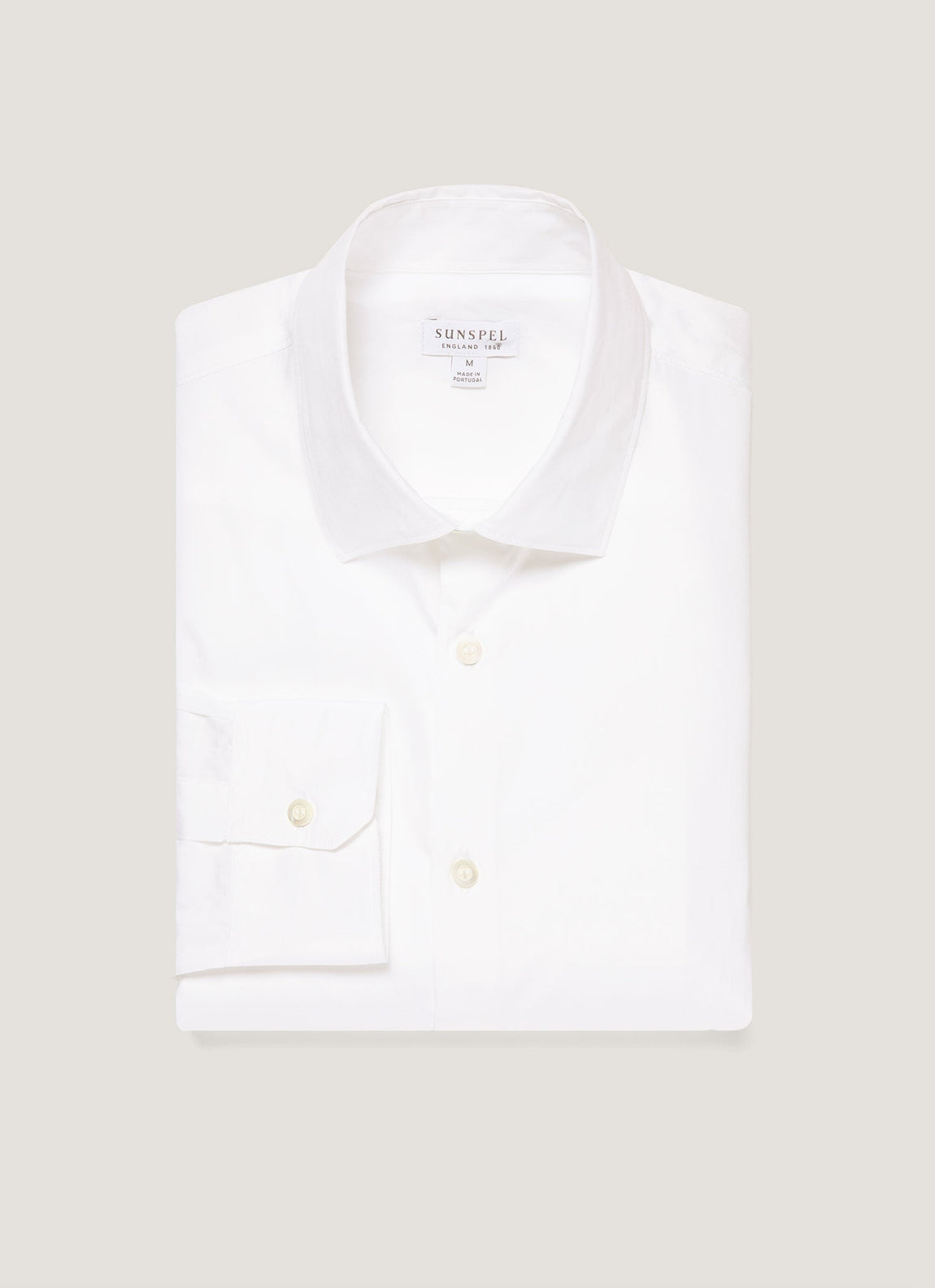 Men's Smart Poplin Shirt in White