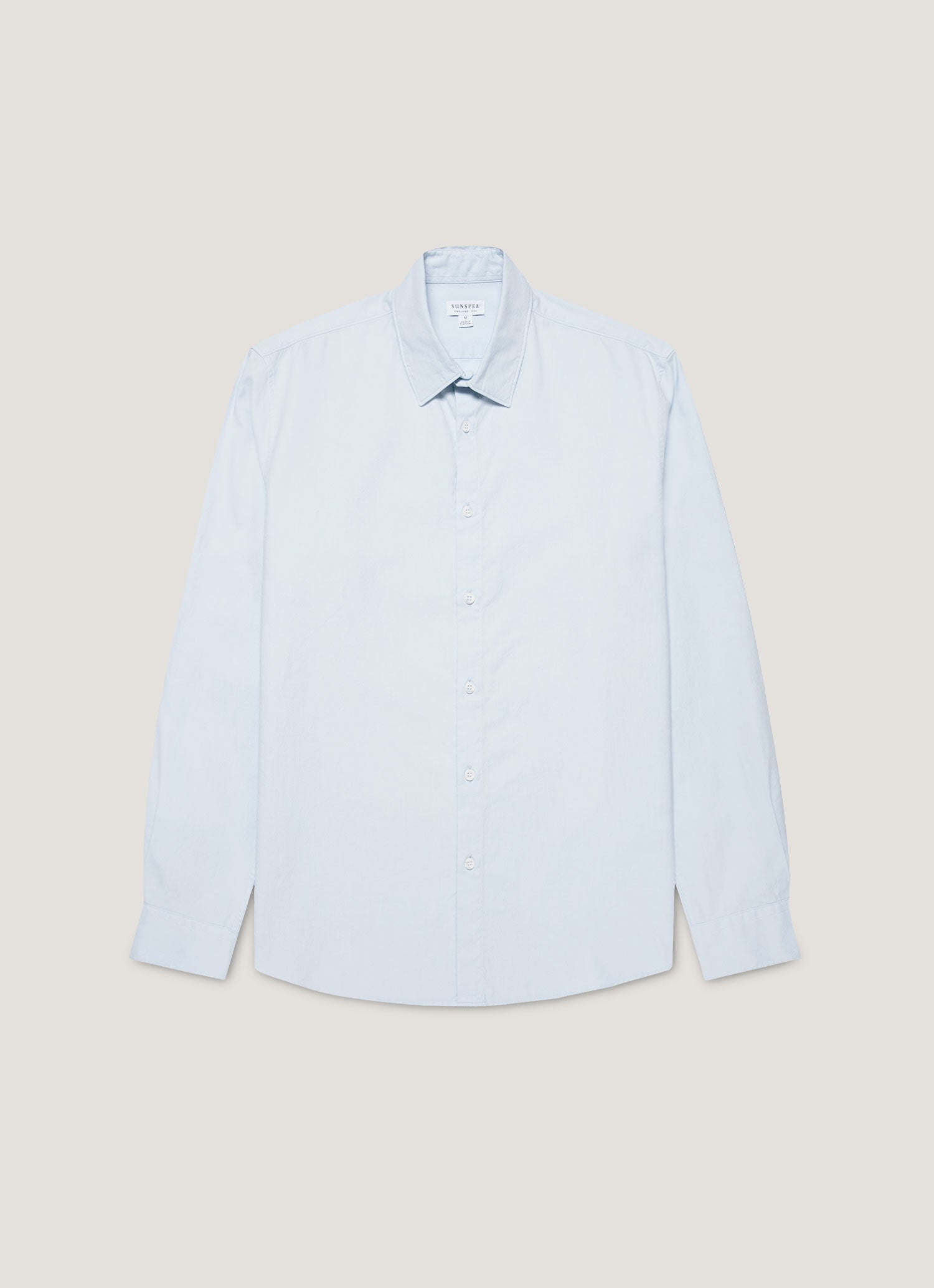 Men's Oxford Shirt in Light Blue | Sunspel - XL Men's Oxford Shirt in Light Blue | Sunspel - XL