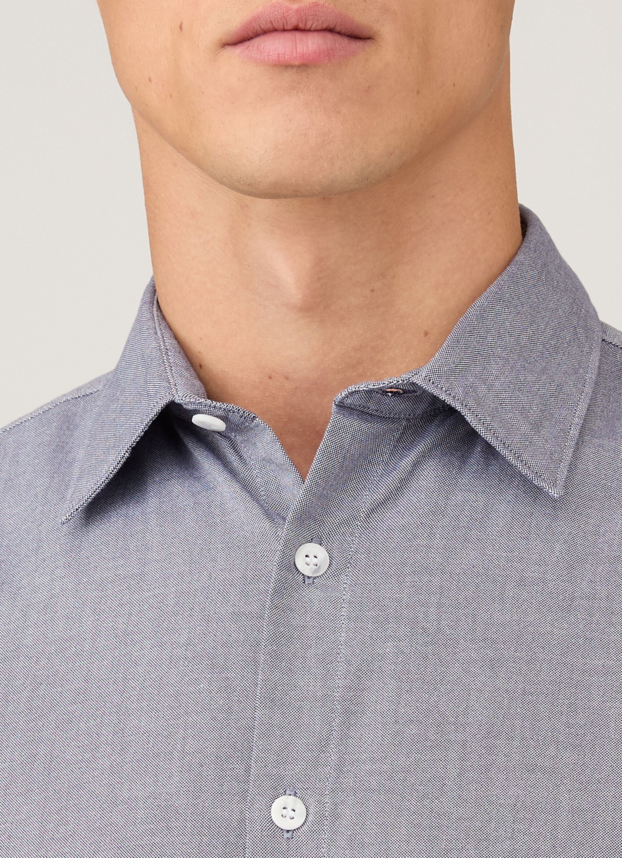 Men's Oxford Shirt in Dark Blue