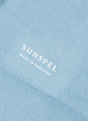 Men's Cotton Socks in Stone Blue