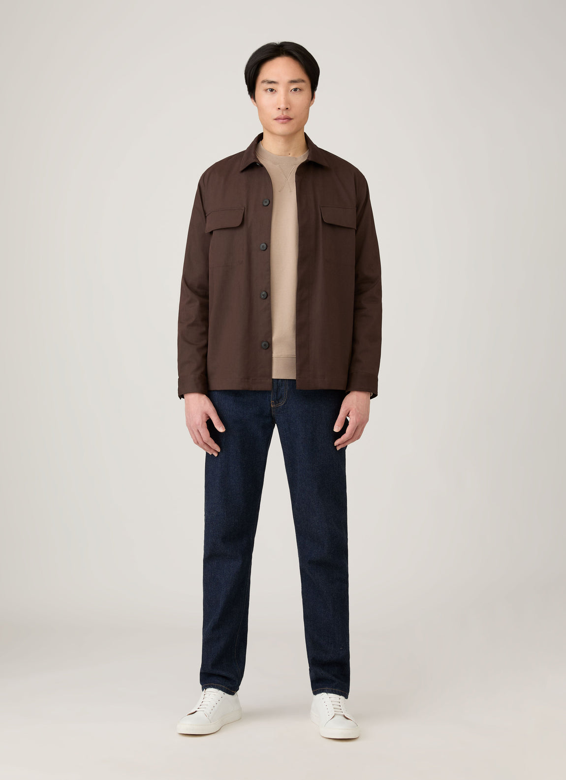 Men's Loopback Sweatshirt in Mink