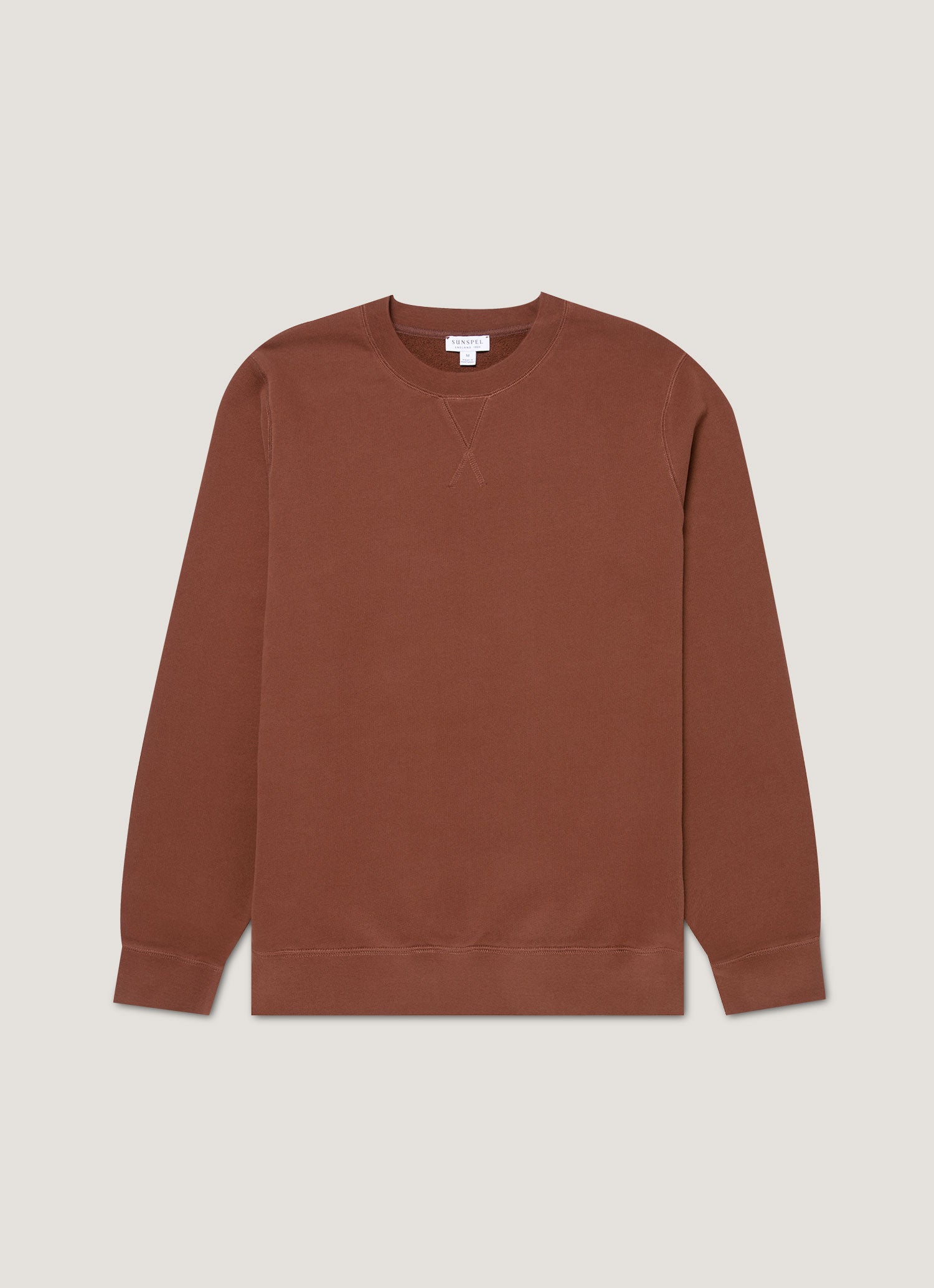 Men's Loopback Sweatshirt in Conker Brown