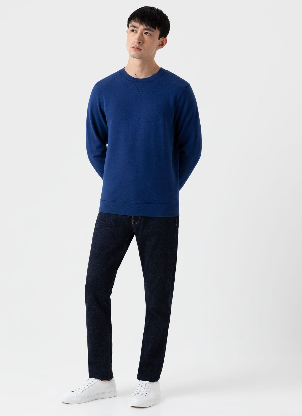 Men's Loopback Sweatshirt in Space Blue