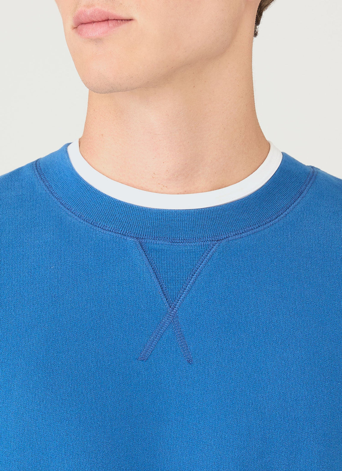 Men's Loopback Sweatshirt in Cobalt