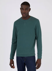 Men's Loopback Sweatshirt in Deep Green