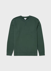 Men's Loopback Sweatshirt in Dark Green