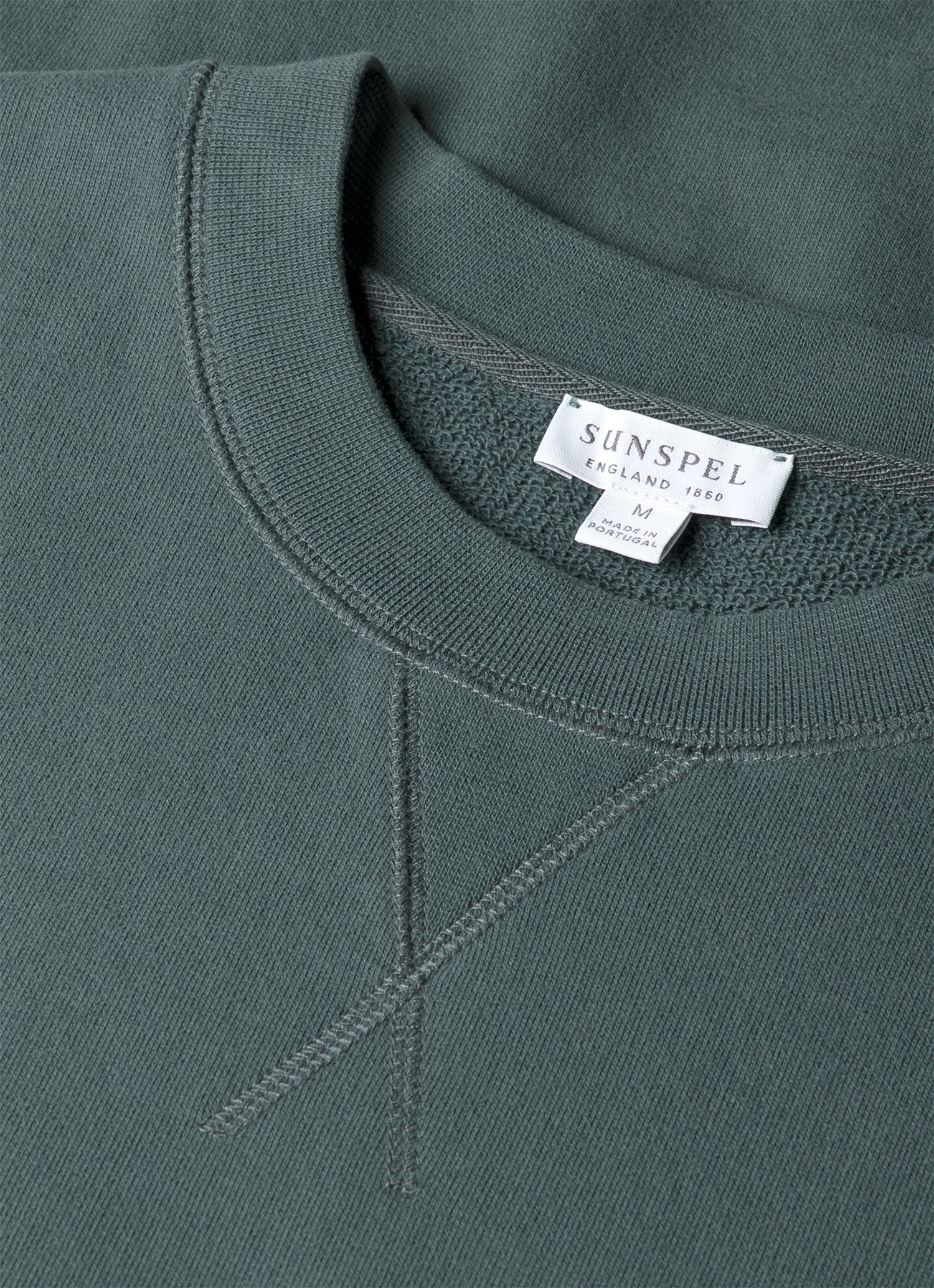 Men's Loopback Sweatshirt in Dark Petrol