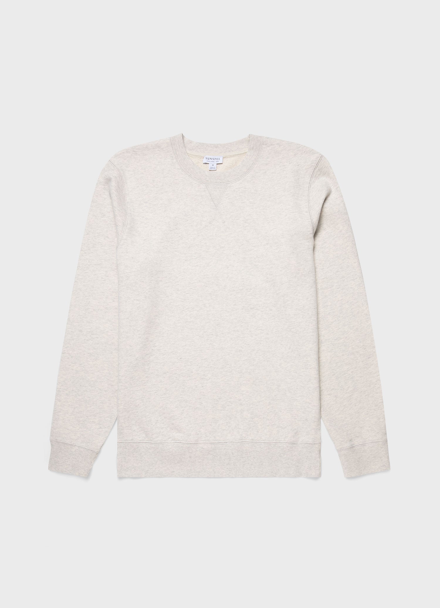 Men's Loopback Sweatshirt in Archive White Melange