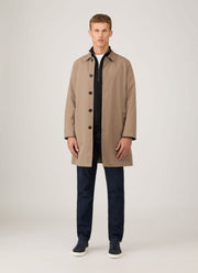 Men's Half Zip Loopback Sweatshirt in Black