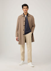 Men's Half Zip Loopback Sweatshirt in Navy