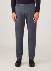 Men's Slim Fit Chino in Slate Blue