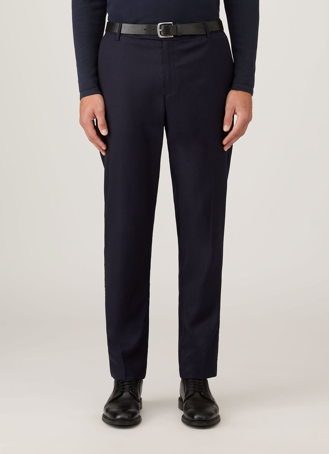 Men's Lightweight Travel Wool Trouser in Navy
