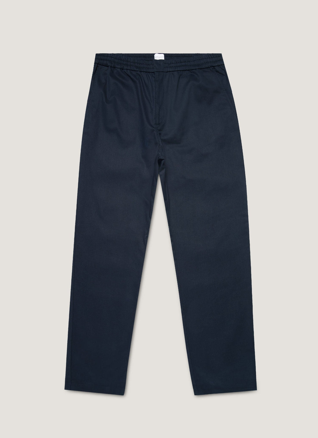 Men's Cotton Cashmere Drawstring Trouser in Navy