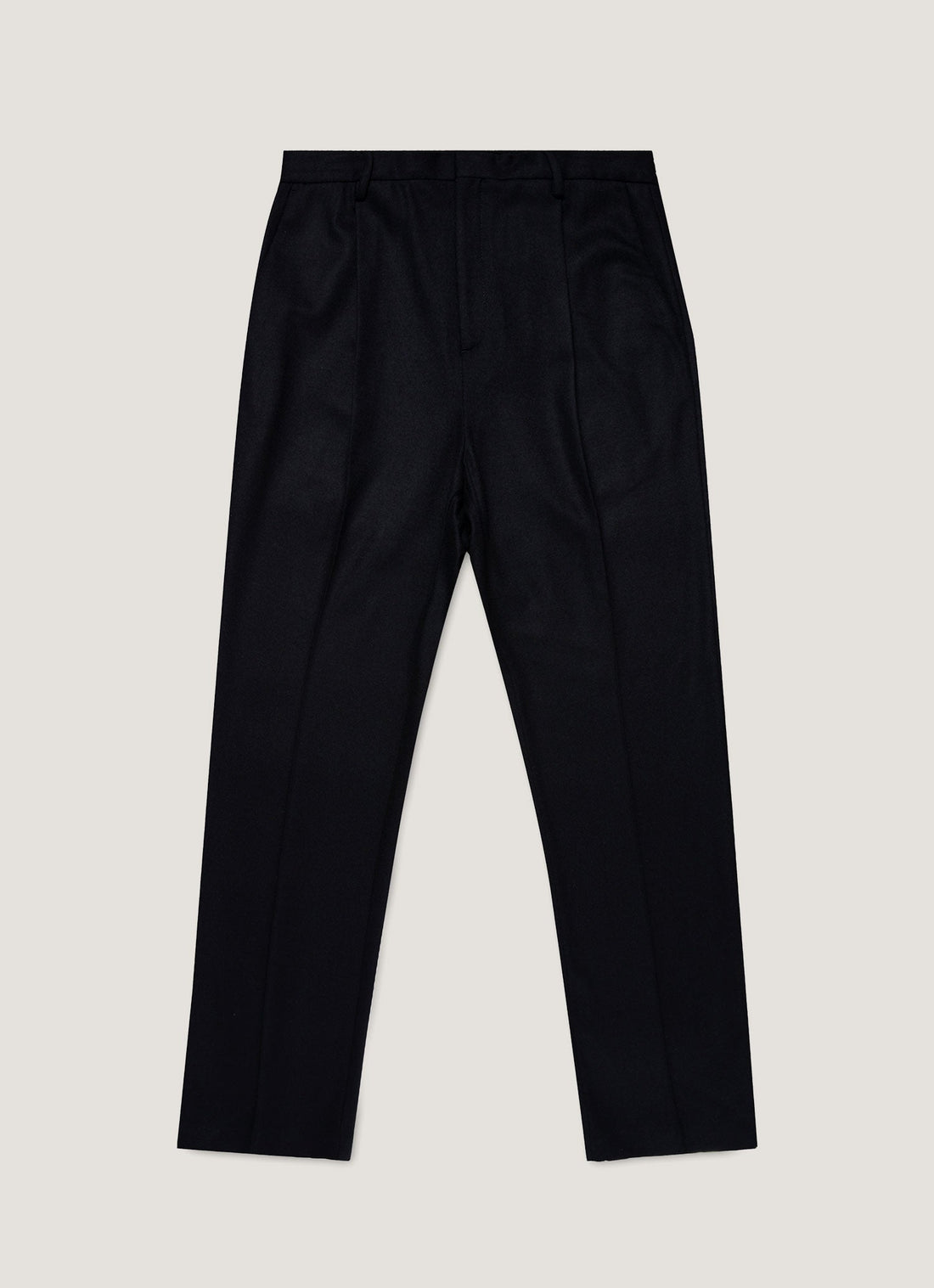 Men's Boiled Wool Trouser in Navy