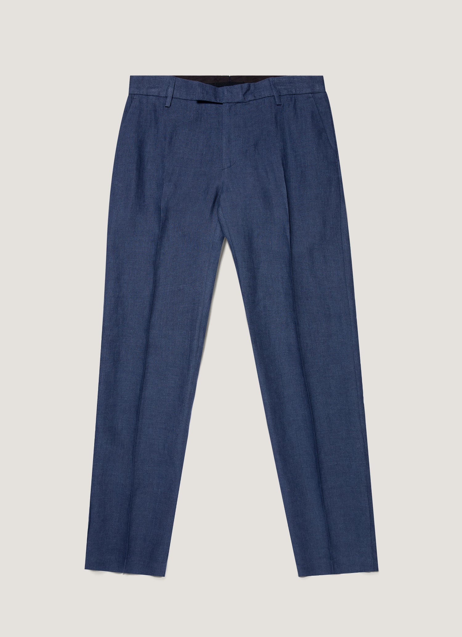 Men's Linen Two-Piece Suit in Light Navy