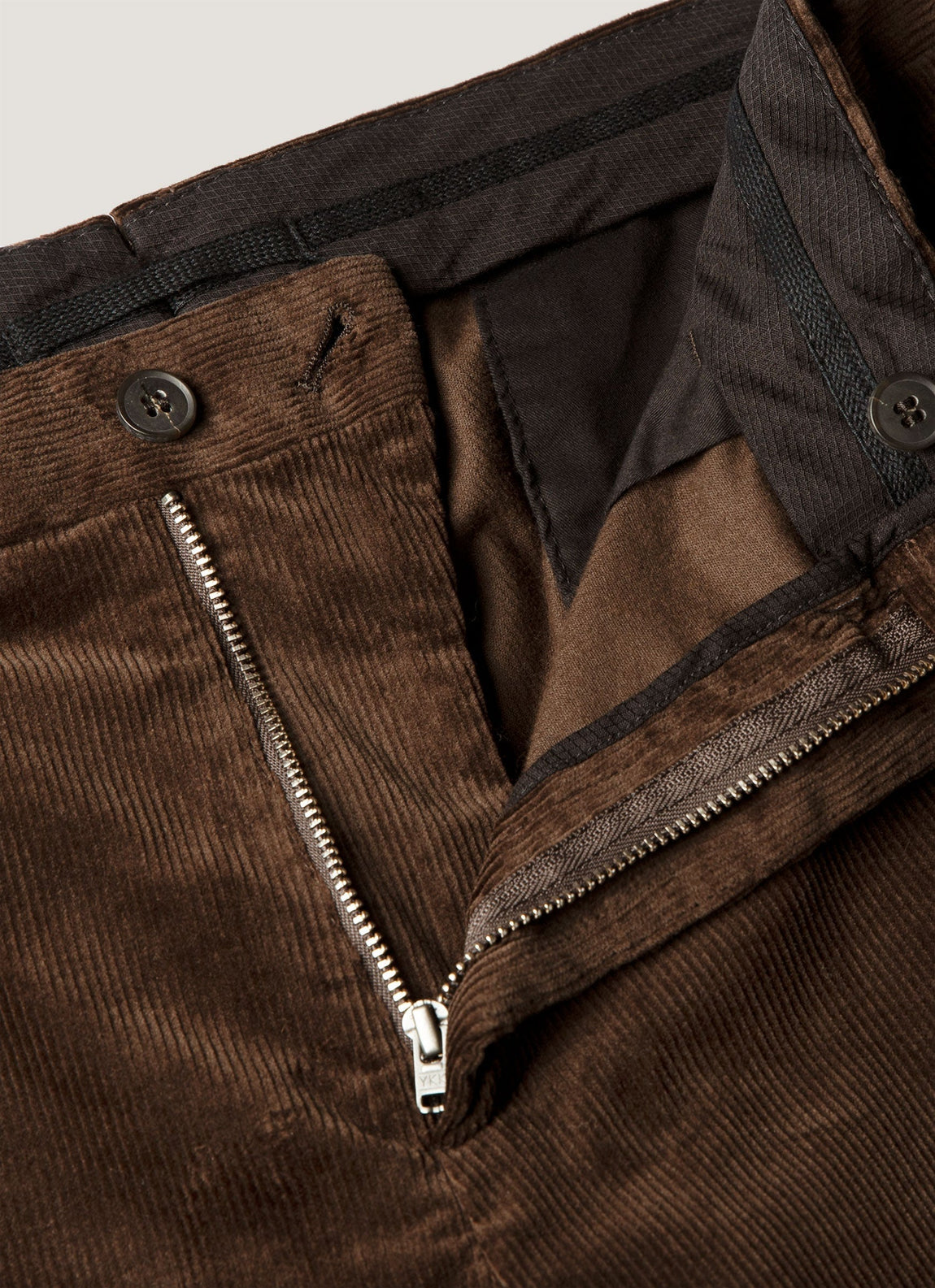 Men's Corduroy Two-Piece Suit in Dark Chocolate