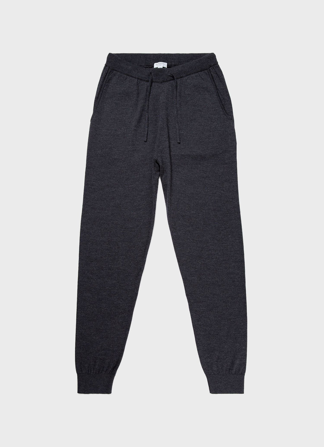 Men's Merino Wool Lounge Pant in Charcoal Melange