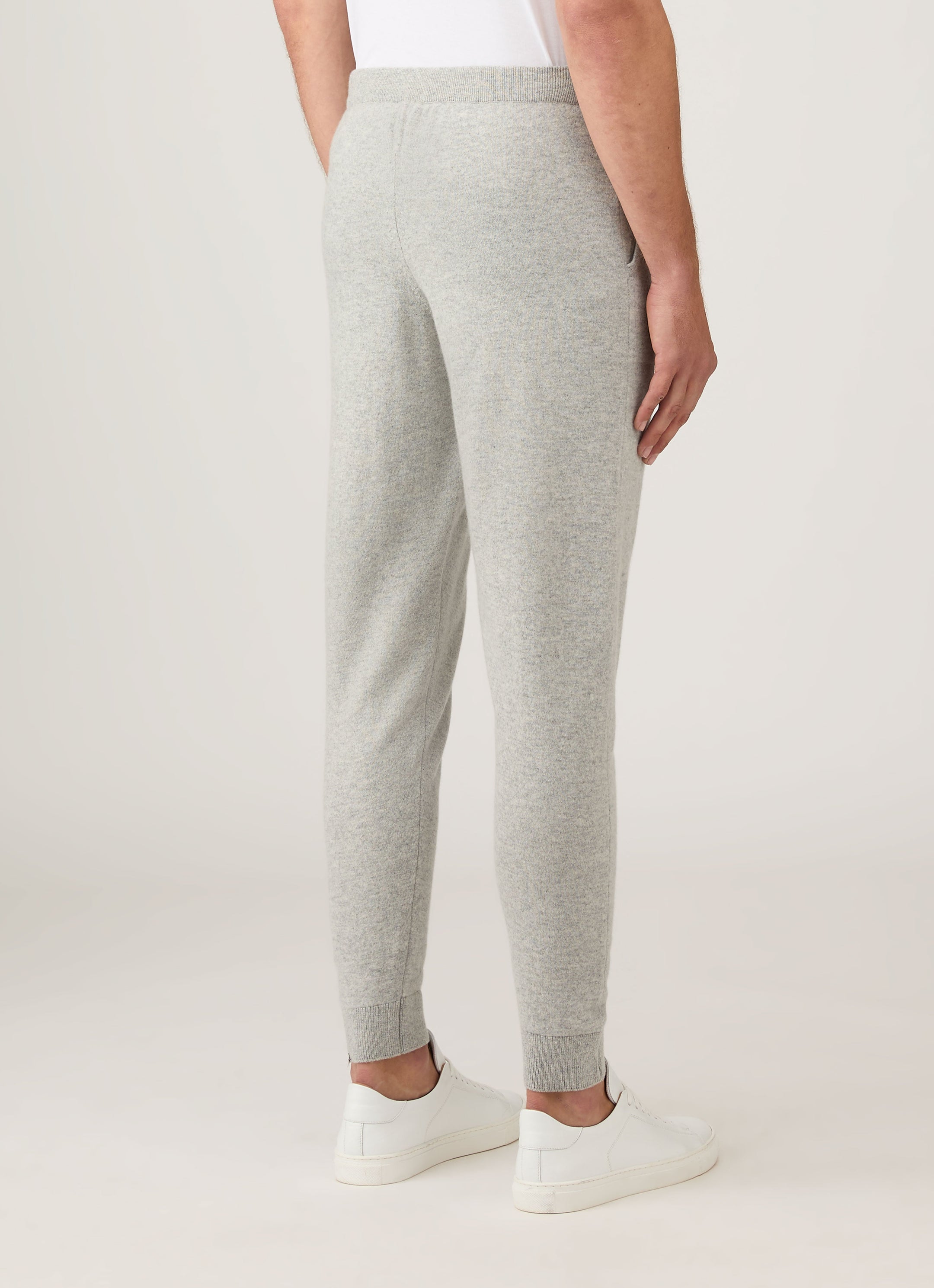 Men's Cashmere Lounge Pant in Grey Melange