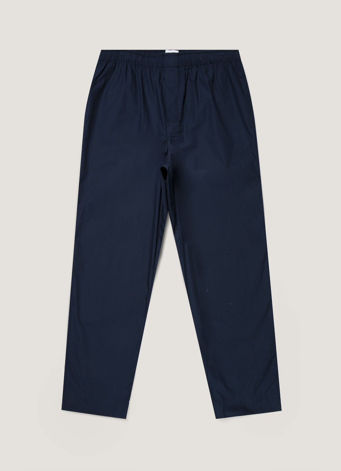 Men's Cotton Poplin Pyjama Trouser in Navy