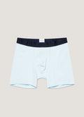 Men's Stretch Cotton Boxer Briefs in Light Blue