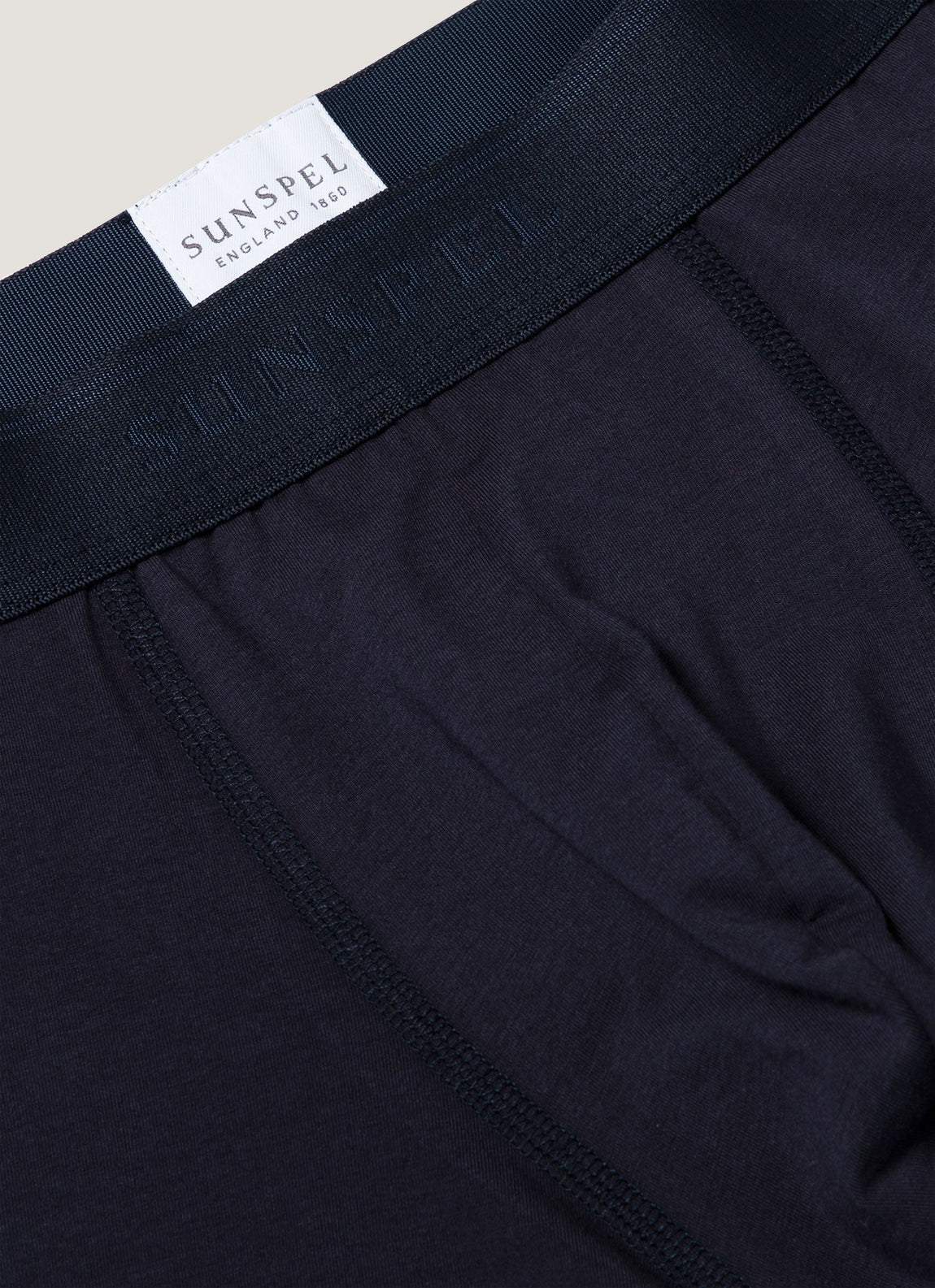 Men's Stretch Cotton Trunks in Navy