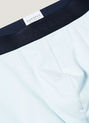 Men's Stretch Cotton Trunks in Light Blue