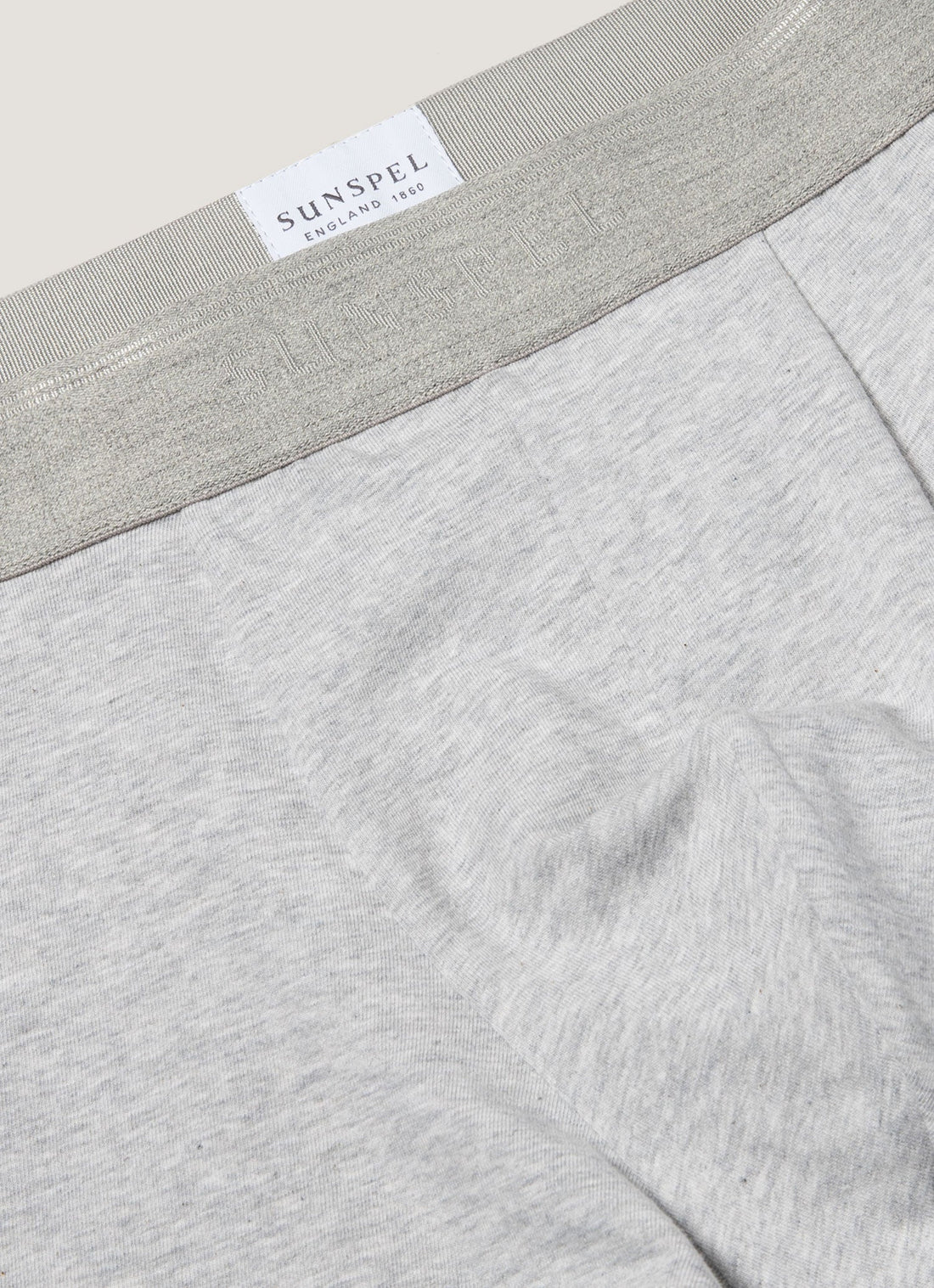 Men's Stretch Cotton Trunks 3-Pack in Grey Melange