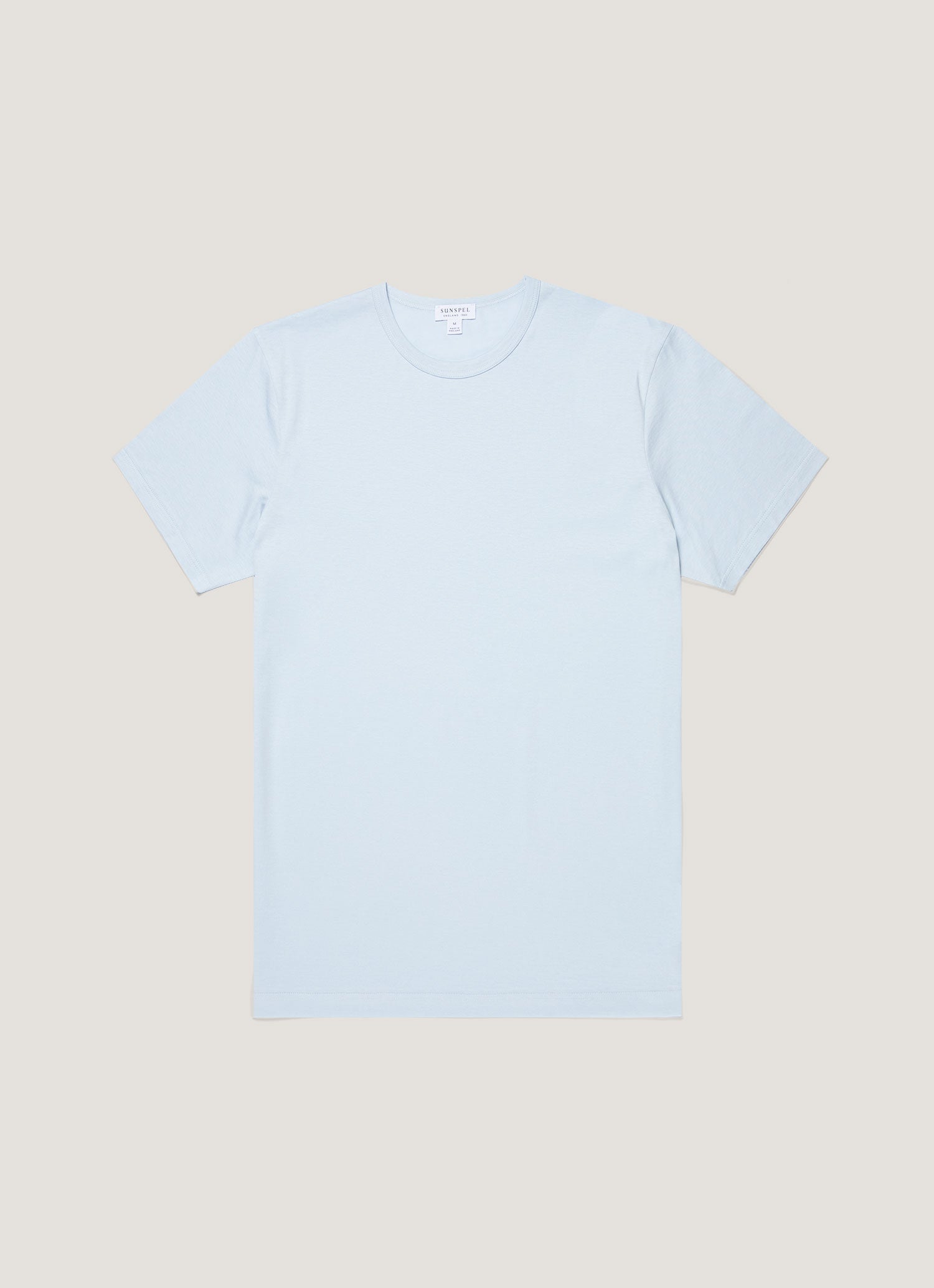 その他 Pastel Mens Crew Neck Tee size S Men's Classic T-shirt in Pastel Blue | Sunspel