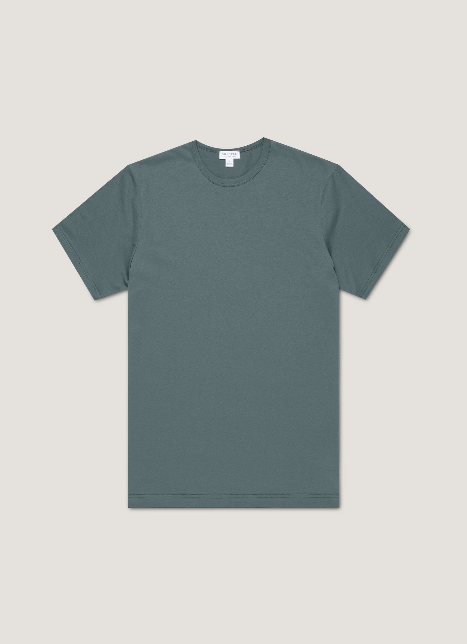 Sa!nt×N!ght×Tr!ckフェネル　LSR Men's Classic T-shirt in Dark Petrol | Sunspel