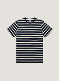 Navy/Ecru Breton Stripe