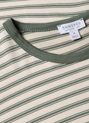 Men's Classic T-shirt in Dusk Green/Undyed