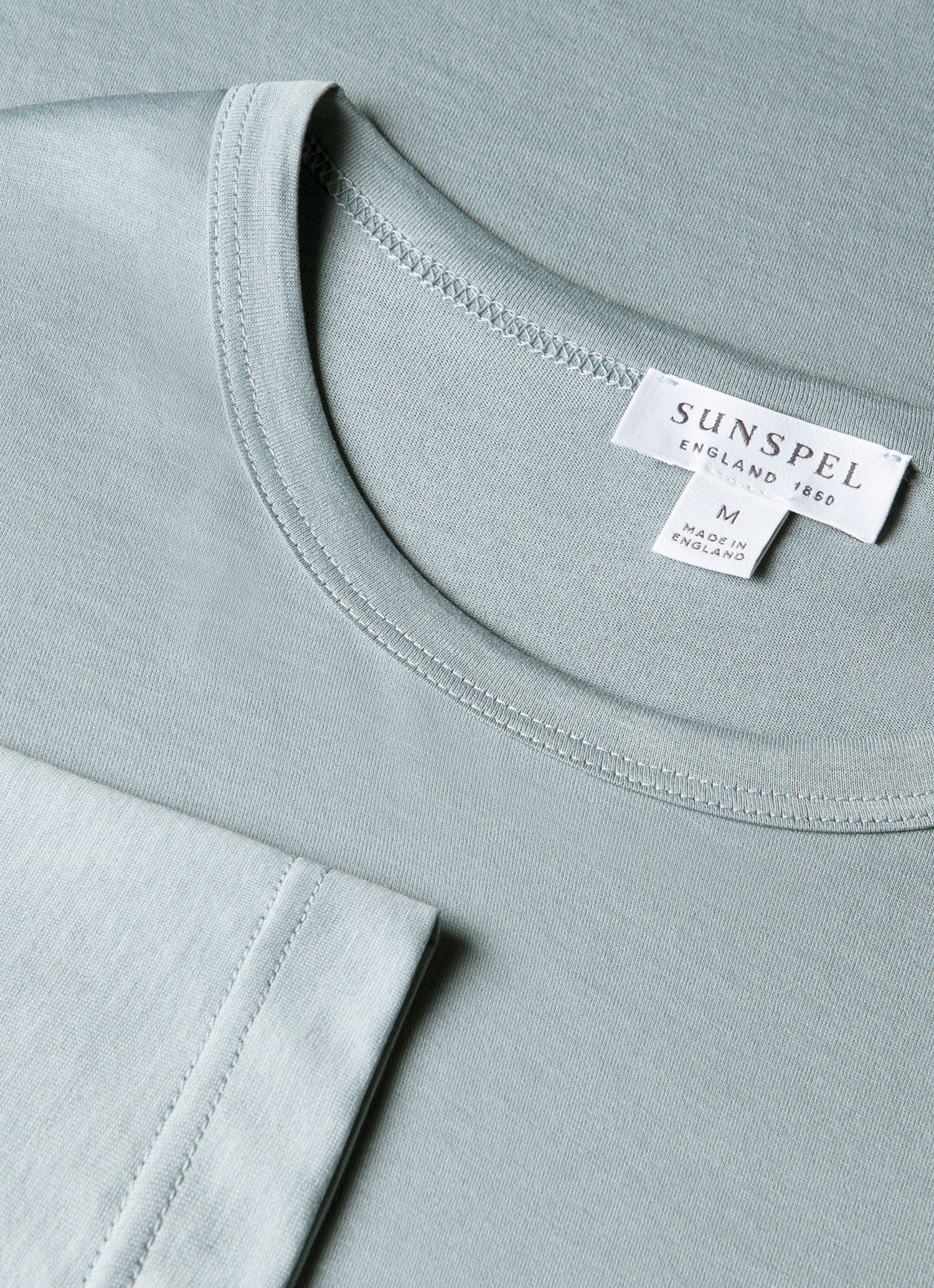 Men's Long Sleeve Classic T-shirt in Stone Blue