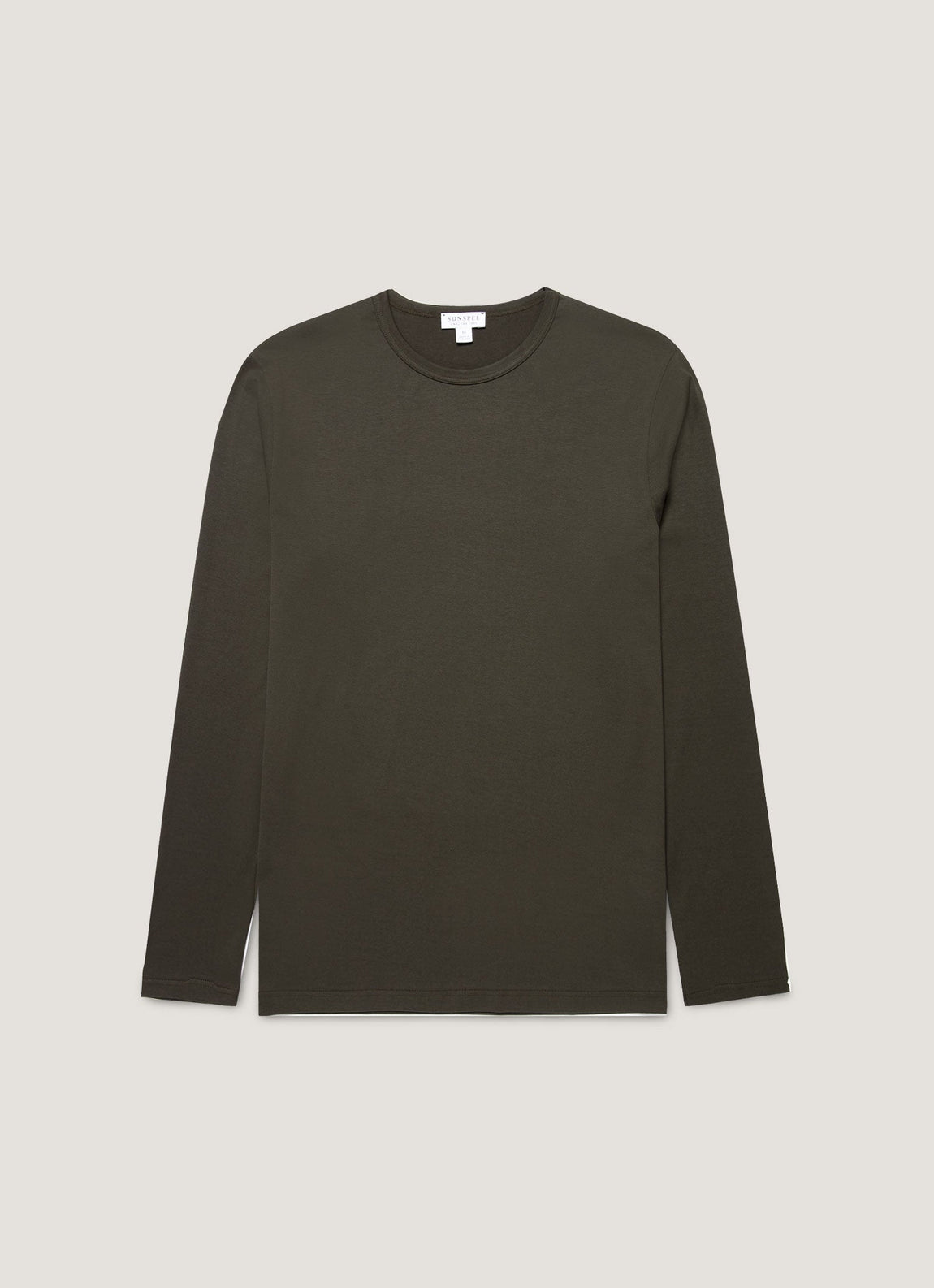 Men's Long Sleeve Classic T-shirt in Dark Green
