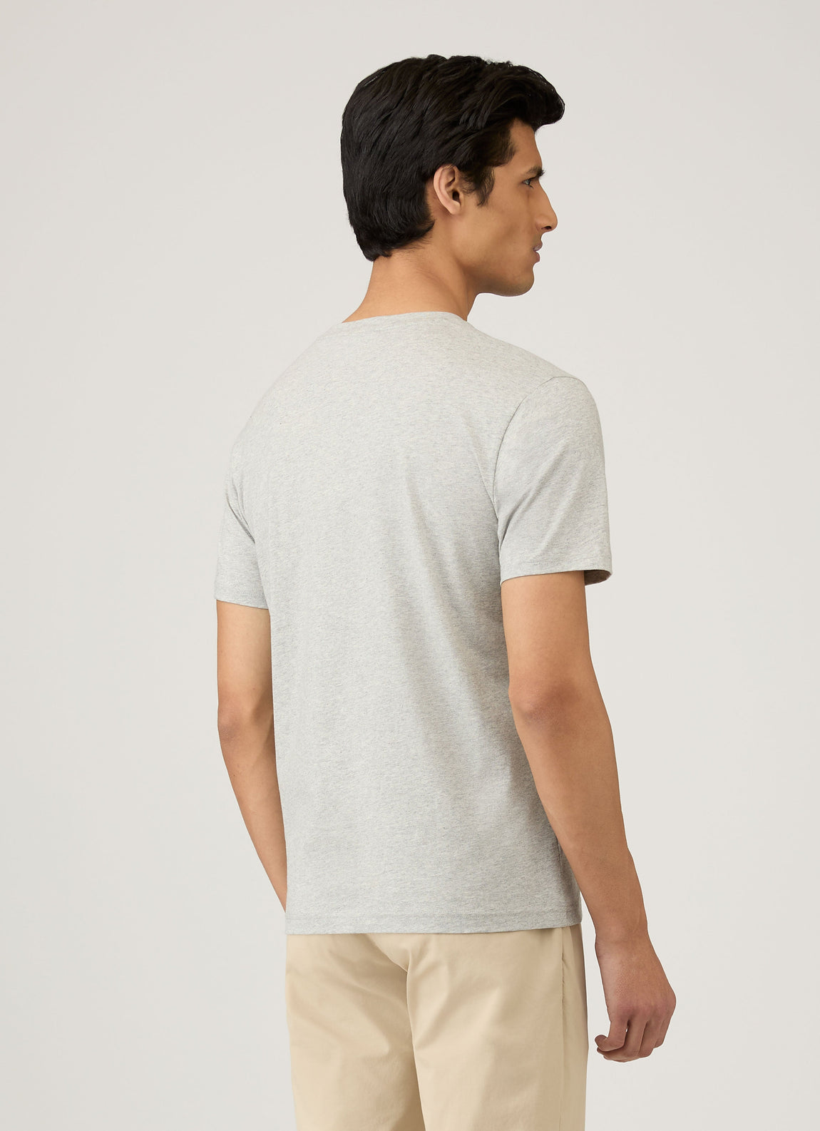 Men's Riviera T-shirt in Grey Melange