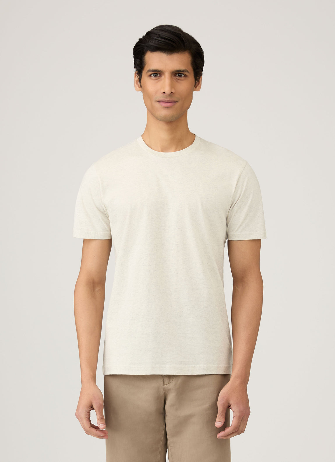 Men's Riviera T-shirt in Archive White Melange