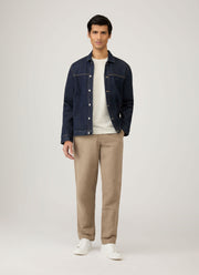 Men's Riviera T-shirt in Archive White Melange