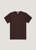 Men's Riviera Midweight T-shirt in Dark Chocolate