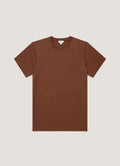 Men's Riviera Midweight T-shirt in Chestnut
