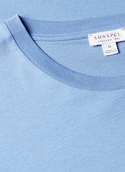 Men's Riviera Midweight T-shirt in Azure Blue
