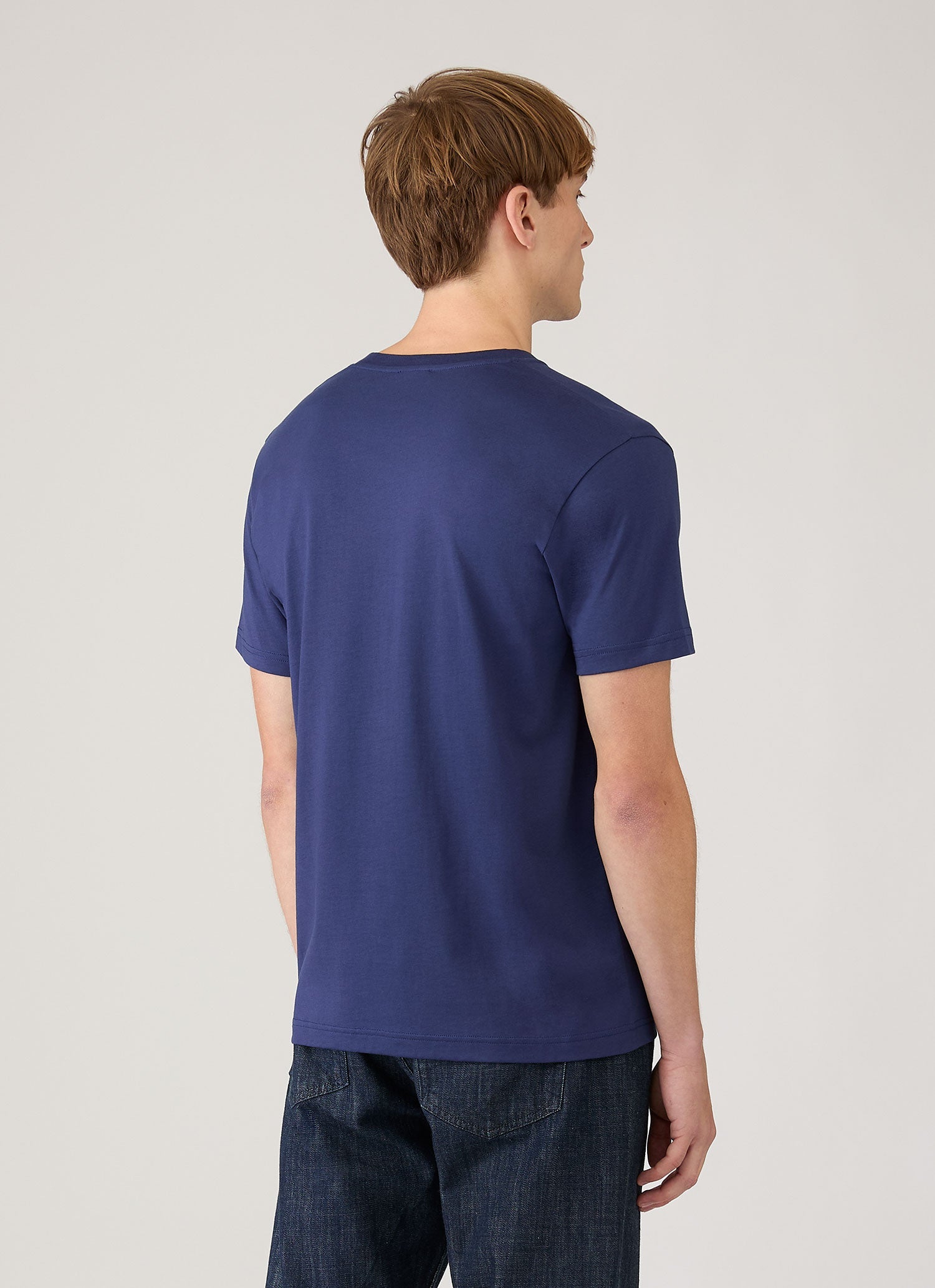 Men's Riviera Midweight T-shirt in Ink Blue