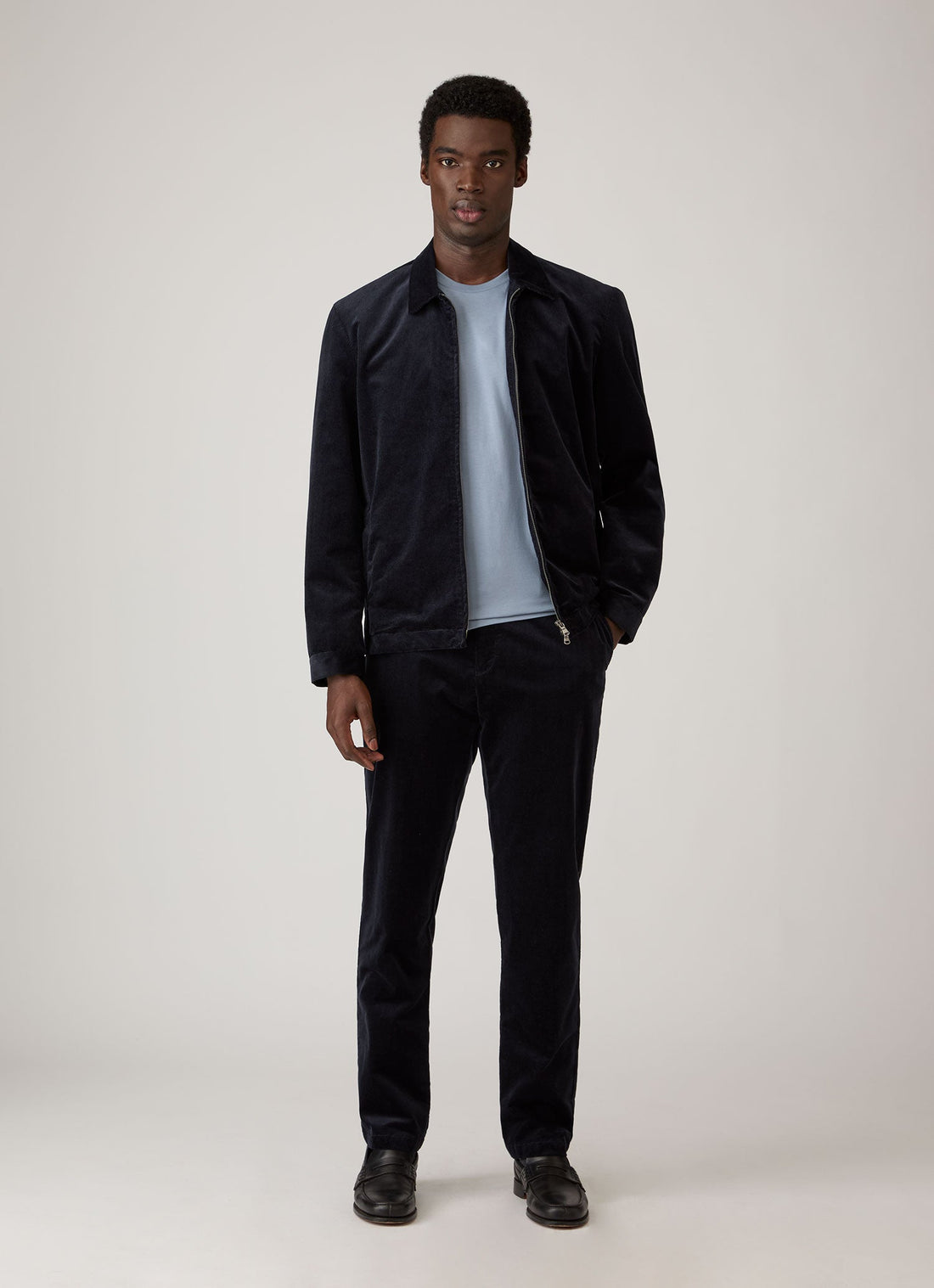 Men's Riviera Midweight T-shirt in Powder Blue