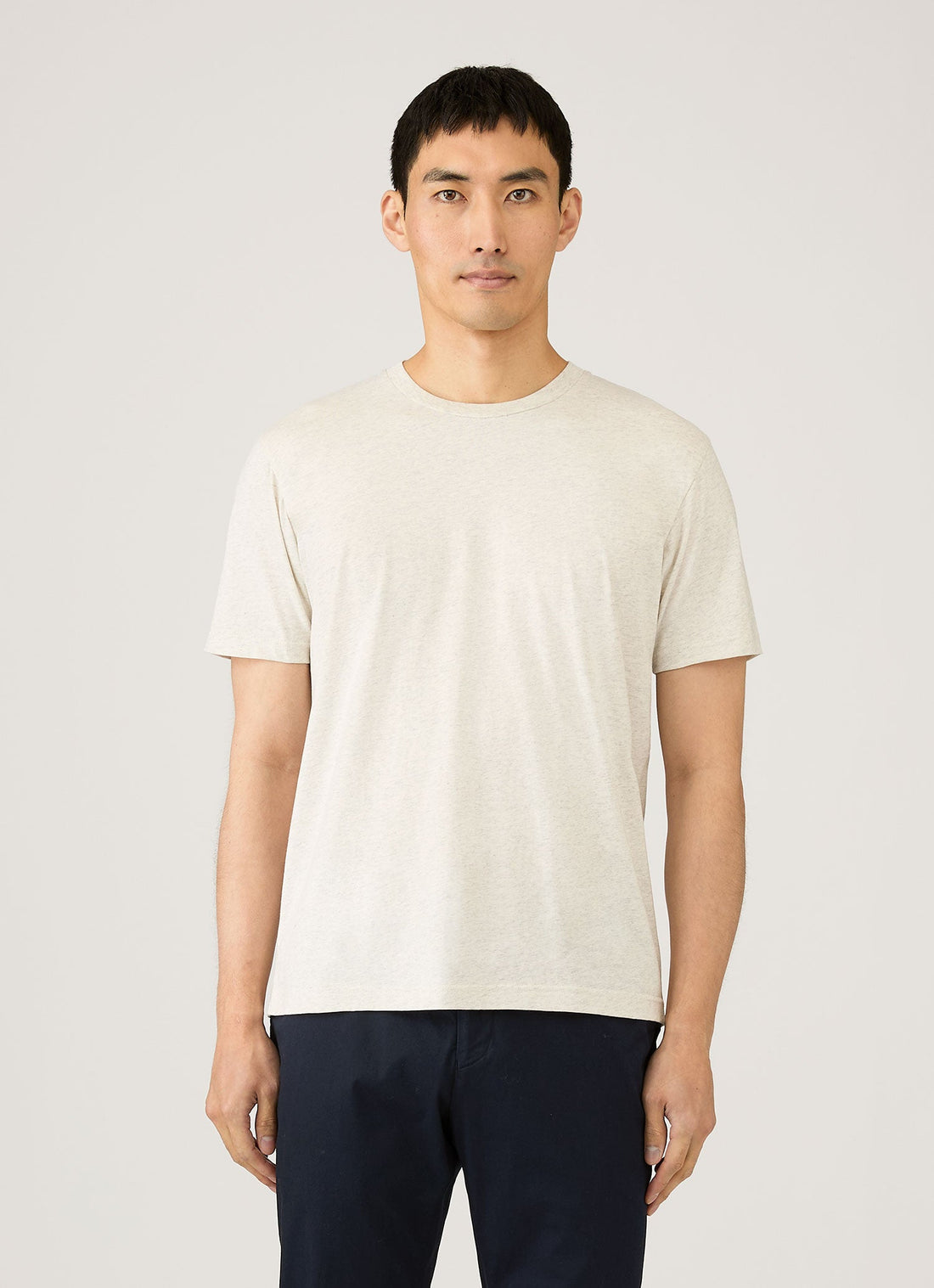 Men's Riviera Midweight T-shirt in Archive White Melange