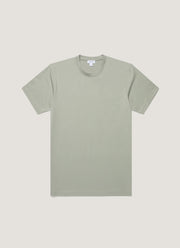 Men's Riviera Midweight T-shirt in Pastel Green